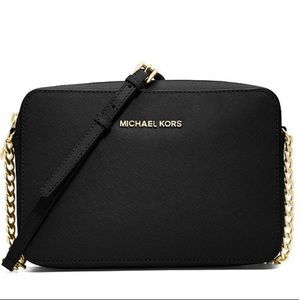 Michael Kors Large Gold Chain Strap Crossbody Bag